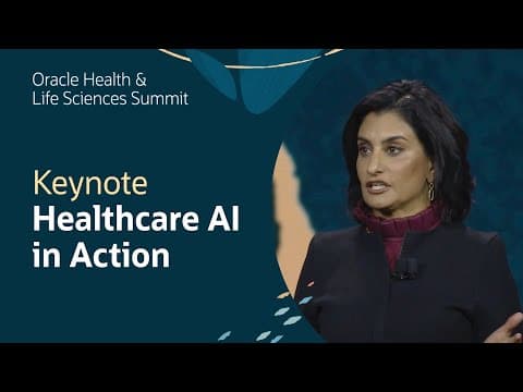 Seema Verma on AI in Action: Oracle Health and Life Sciences Summit 2025 thumbnail