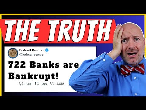 Are 722 Banks Really Insolvent? Understanding the 2023 Banking Crisis thumbnail