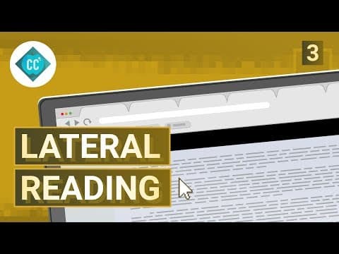 How Does Lateral Reading Improve Information Evaluation? thumbnail