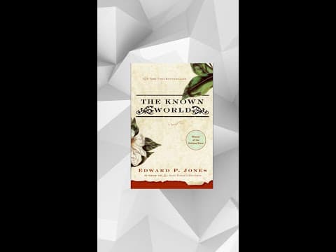 The Known World - Read Soul Lit Live Discussion thumbnail