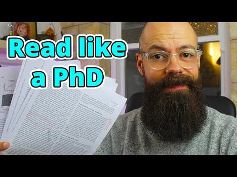 How to read and take notes like a PhD - easy, fast, and efficient thumbnail