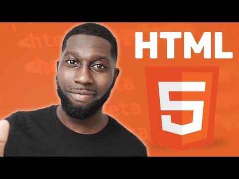 HTML Tutorial For Beginners - 2025 [NEW] thumbnail