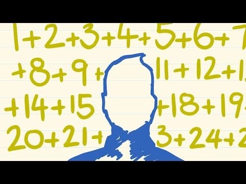Fast math trick for adding a series of numbers thumbnail