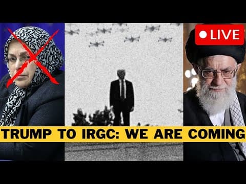 🚨 BREAKING: Khamenei In Chaos - Infighting ERUPTS Inside IRGC - Trump Confirms U.S. Is Ready thumbnail