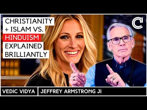 "Christianity & Islam rely on BLIND faith; Hinduism the opposite." Jeffrey Armstrong | Vedic Vidya thumbnail