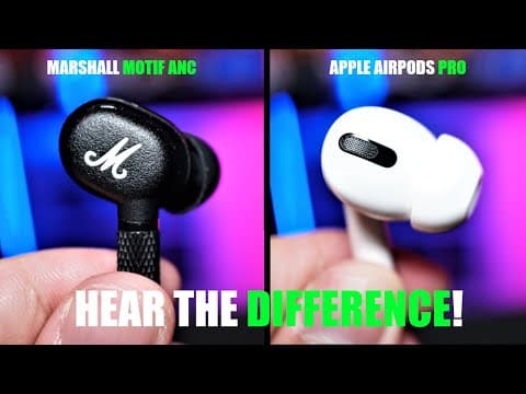 Marshall Motif ANC vs AirPods Pro: Which Is Better? thumbnail
