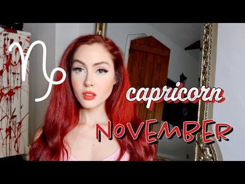 CAPRICORN RISING NOVEMBER 2023: MAJOR CAREER SHIFTS + OPPORTUNITIES thumbnail