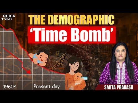 Falling Birthrates: A Looming Threat to India’s Economy | Quick Take with Smita Prakash thumbnail