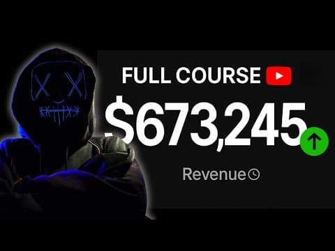 How to Start & Grow a Faceless YouTube Channel with AI (Full Course) thumbnail
