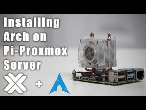 How to Install Arch Linux on Raspberry Pi with Proxmox thumbnail
