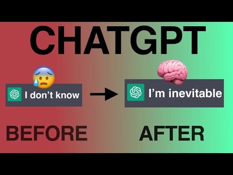 ChatGPT Guide: 10x Your Results with Better Prompts thumbnail