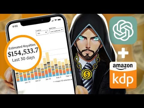 How I Earn Passive Income Selling Low Content Books on Amazon KDP thumbnail