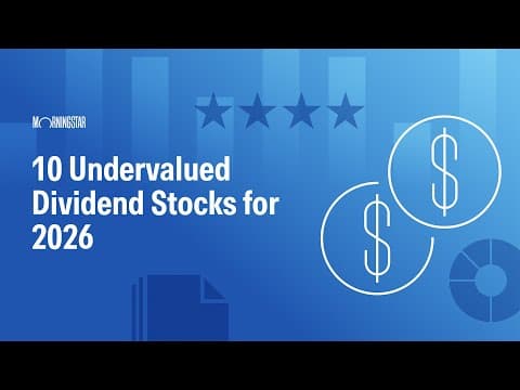 10 Undervalued Dividend Stocks for 2026 thumbnail