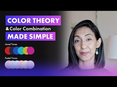 Super Practical Guide to Color Theory, Color Models and Perfect Color Palettes | UI Design thumbnail