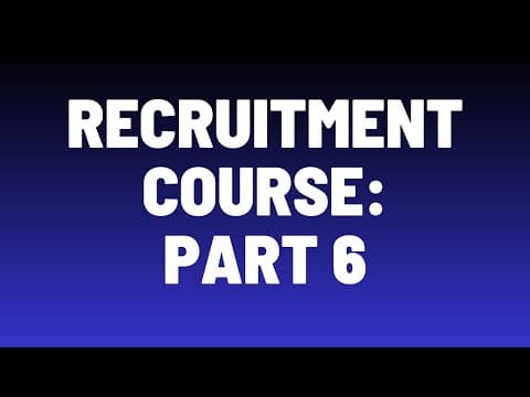 Recruitment Agency Course: How To Source Clients For A Staffing Agency thumbnail