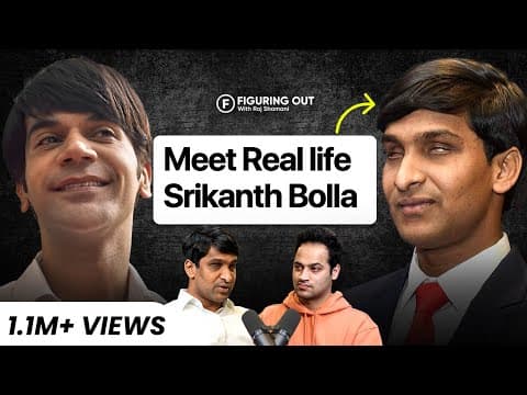 Srikanth Bolla: Biopic, Love Story, Business, Education System & Rajkummar Rao | FO 200 Raj Shamani thumbnail