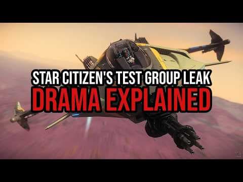 Star Citizen's Test Group Leak, Flight Model Drama & Dev Response thumbnail