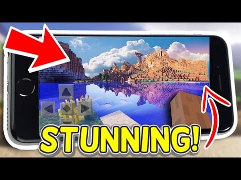 Make Minecraft Pocket Edition Look Beautiful! thumbnail