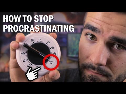 How to Stop Procrastination Using the Pomodoro Technique thumbnail