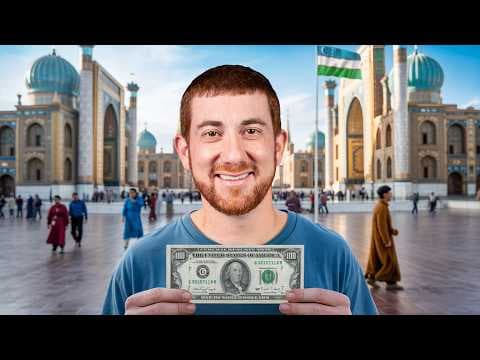 $100 Challenge in World's Cheapest Country (Uzbekistan) thumbnail