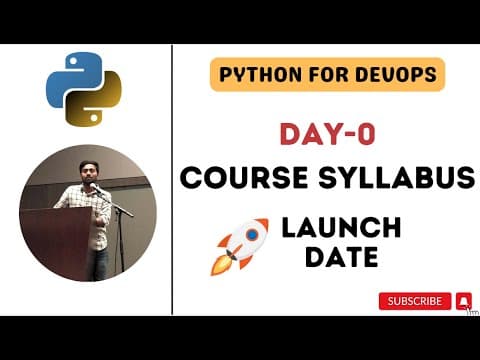 Day-0 | Python for DevOps Course Syllabus | Learn Python from Basics | #abhishekveeramalla #python thumbnail