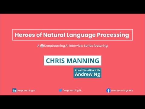 Chris Manning's Journey: How Did He Become an NLP Pioneer? thumbnail