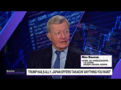 Trump-Xi Meeting Will Aim to 'Lower the Temperature,' Baucus Says thumbnail