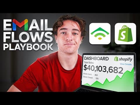 Complete Email Marketing Flows Tutorial For 2025 ($15M Generated) thumbnail
