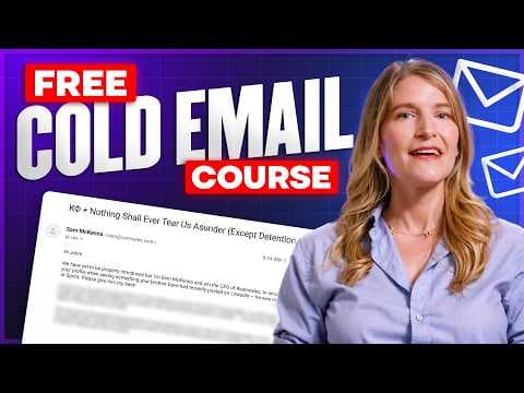 Complete COLD EMAIL COURSE And It's 100% FREE thumbnail