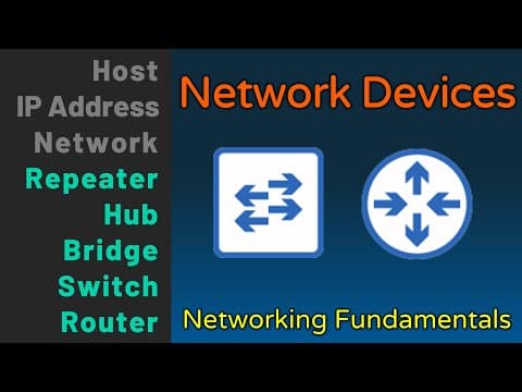 What Are Hubs, Bridges, Switches, and Routers in Networking? thumbnail