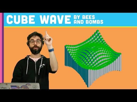 Coding Challenge #86: Cube Wave by Bees and Bombs thumbnail