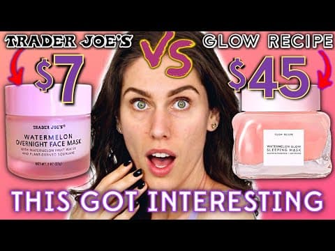 Is Trader Joe's Watermelon Mask a Dupe for Glow Recipe? thumbnail