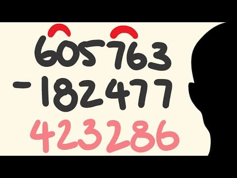 Easy Mental Subtraction Trick for BIG Numbers thumbnail