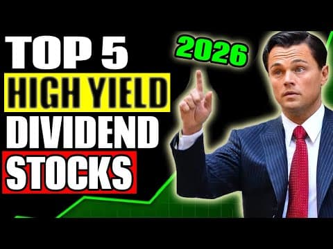 The Top 5 High Yield Dividend Stocks for 2026! thumbnail