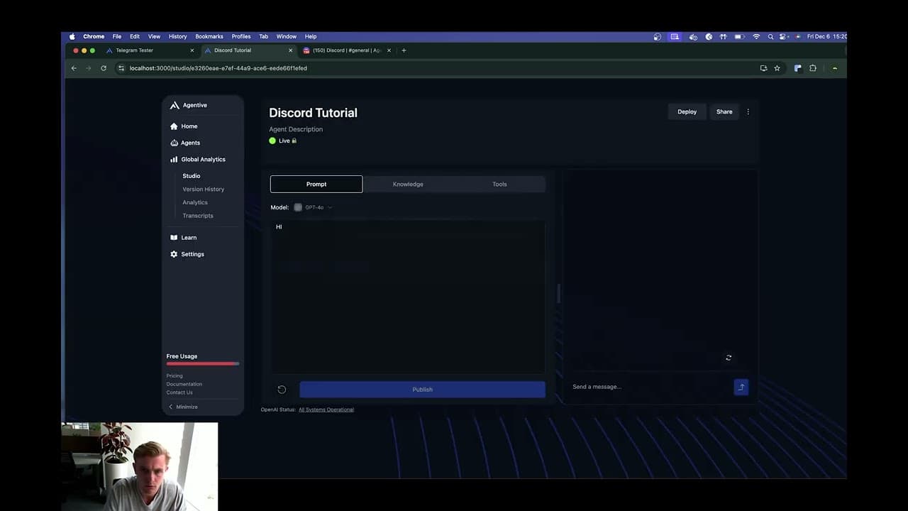 YouTube video player