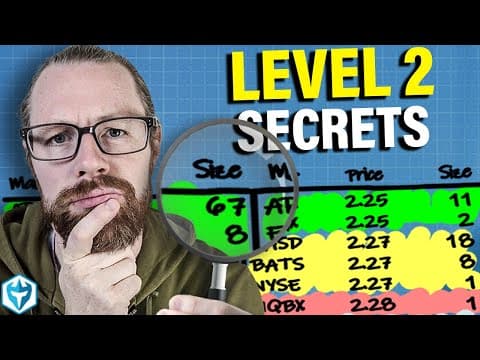 Level 2 for Day Trading (+$65k in 2hrs After Spotting Hidden Buyers) thumbnail