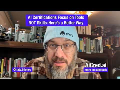 AI Certifications Focus on Tools NOT Skills—Here's a Better Way thumbnail