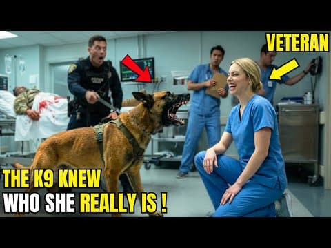 A Bomb-Sniffing K9 Rushed Into a Hospital — Not on a Bag, but on a Rookie Nurse thumbnail