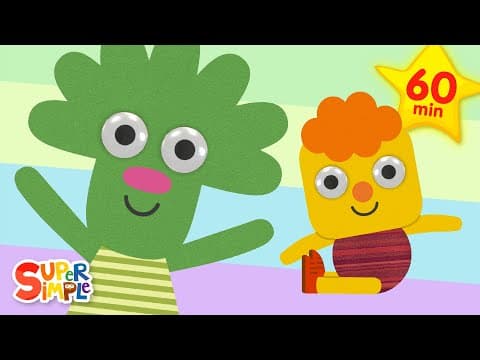 Stand Up Sit Down + More | Kids Music | Super Simple Songs thumbnail