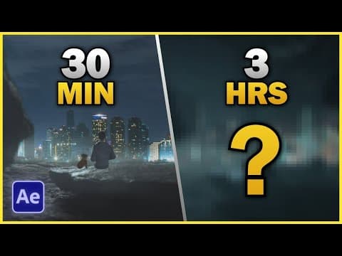 After Effects Challenge: 30 min VFX vs 3 hrs VFX | Episode 3 thumbnail