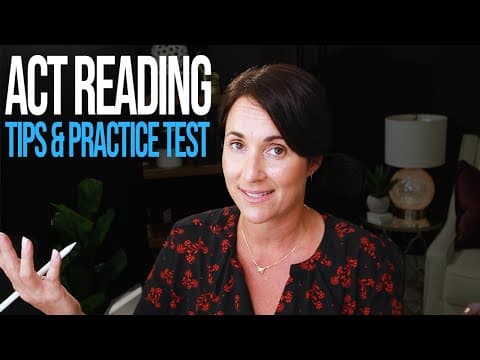 How to crush the ACT Reading Test | Tips and Practice Test | Kathleen Jasper thumbnail
