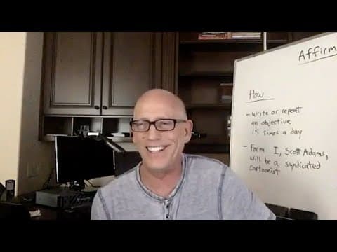 Episode 971 Scott Adams: A Micro Lesson on Affirmations. Can You Program Your Reality? thumbnail