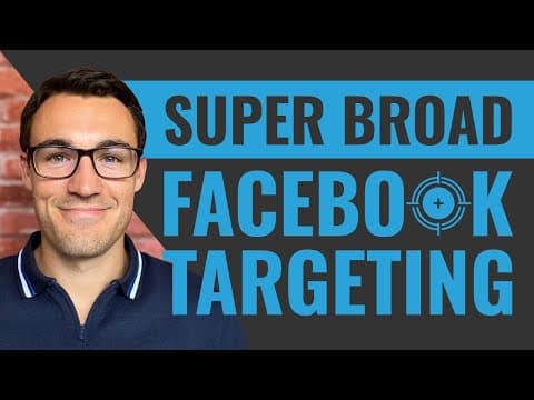 Facebook Ads: Get EPIC Results With Super BROAD Targeting! thumbnail
