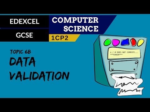 81. EDEXCEL GCSE (1CP2) Data validation thumbnail