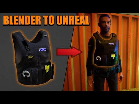 How To Properly Export From Blender To Unreal Without Losing Textures thumbnail