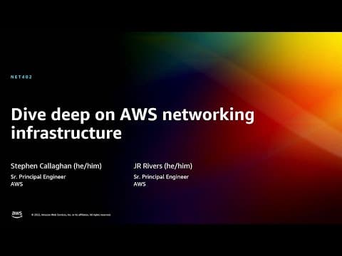 AWS re:Invent 2022 - Dive deep on AWS networking infrastructure (NET402) thumbnail