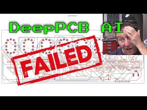 EEVblog 1535 - DeepPCB AI AutoRouting FAIL! thumbnail