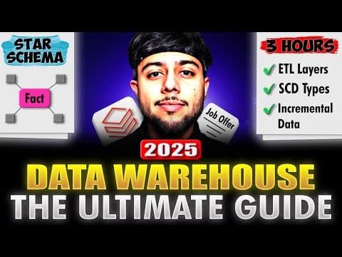 Data Warehouse - The Ultimate Guide [2025] | Master Data Modeling thumbnail