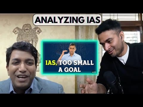 UNTOLD FULL STORY : Reality of a CAREER in IAS - Detailed Analysis: Lifestyle, Salary, Lateral Entry thumbnail