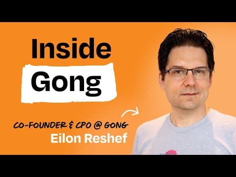 Inside Gong: How teams work with design partners, their pod structure, autonomy, trust, and more thumbnail